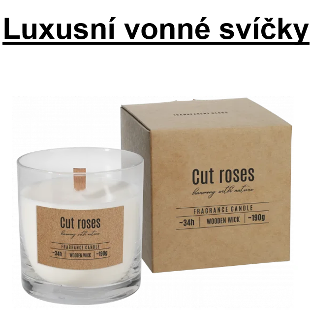 Luxusní vonné svíčky