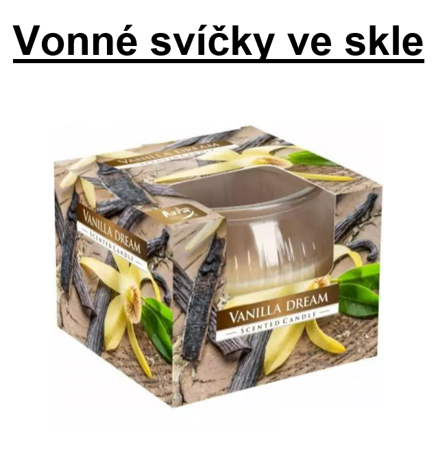 Vonné svíčky ve skle