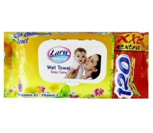 Lara vlhčené ubrousky 120ks XXL