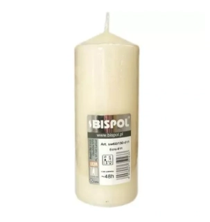 Bispol svíčka válec 60/150 ivory