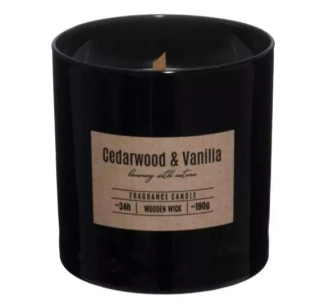 Bispol svíčka cedarwood & vanilla 190g