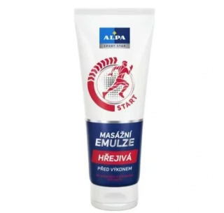 Alpa masážní emulze 210ml Hřejivá