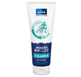 Alpa masážní emulze 210ml Chladivá