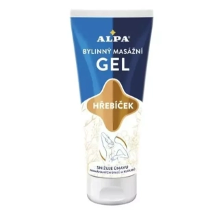 Alpa masážní gel Hřebíček 100ml
