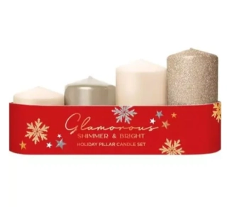 Bartek sloupové svíčky glamorous 50/55 Cappuccino mix 450g