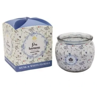 Arome svíčka 90g Pro harmonii+Musk+White Floral
